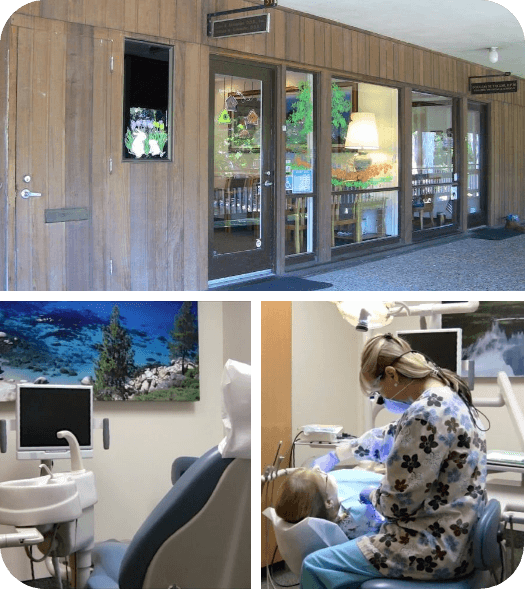 collage of office photos